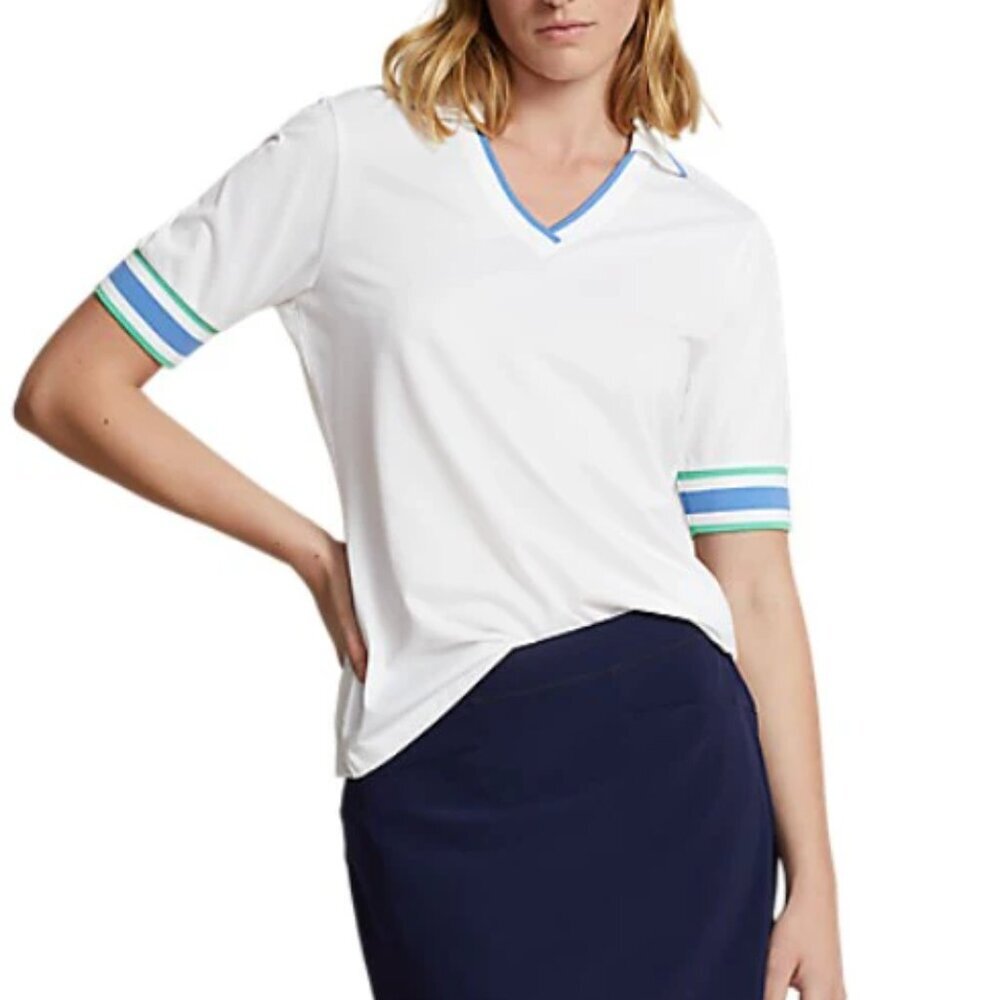RLX Ralph Lauren Women's Short Sleeve Tour Pique Cricket Polo